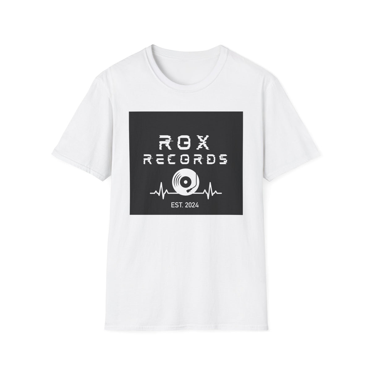 Rox Records Vintage Logo T‑Shirt — Retro DJ Vinyl Music Tee