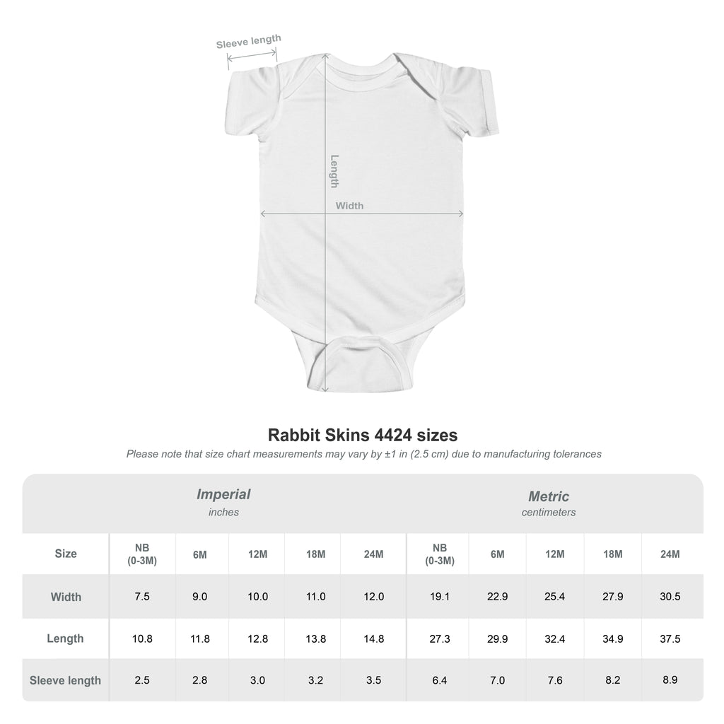 Infant Bodysuit - ROX Records Logo Baby Onesie (Music Lover Gift)
