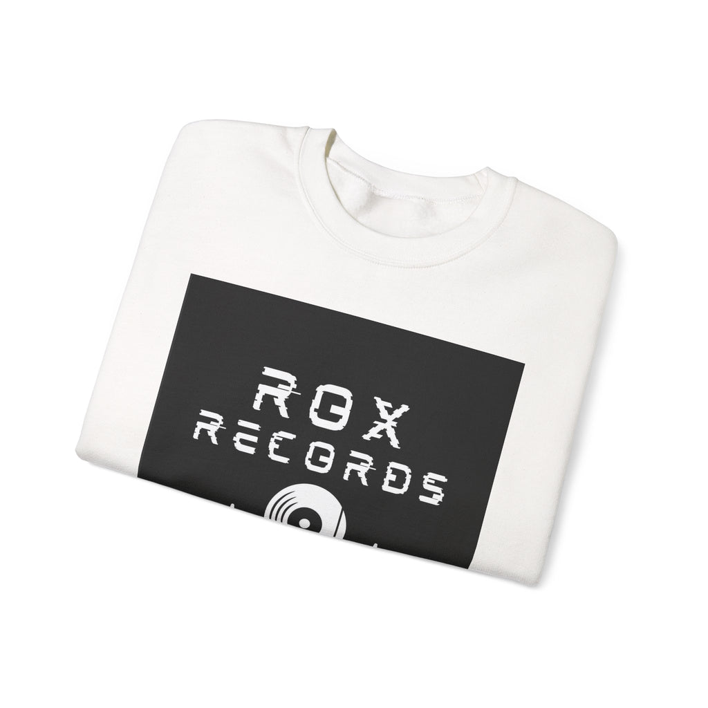 Crewneck Sweatshirt — ROX Records Logo "EST. 2024" Music Vinyl Design