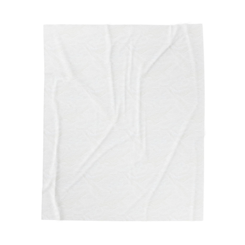 Rox Records Velveteen Plush Blanket — Black Logo Vinyl & Wave Design (Est. 2024)