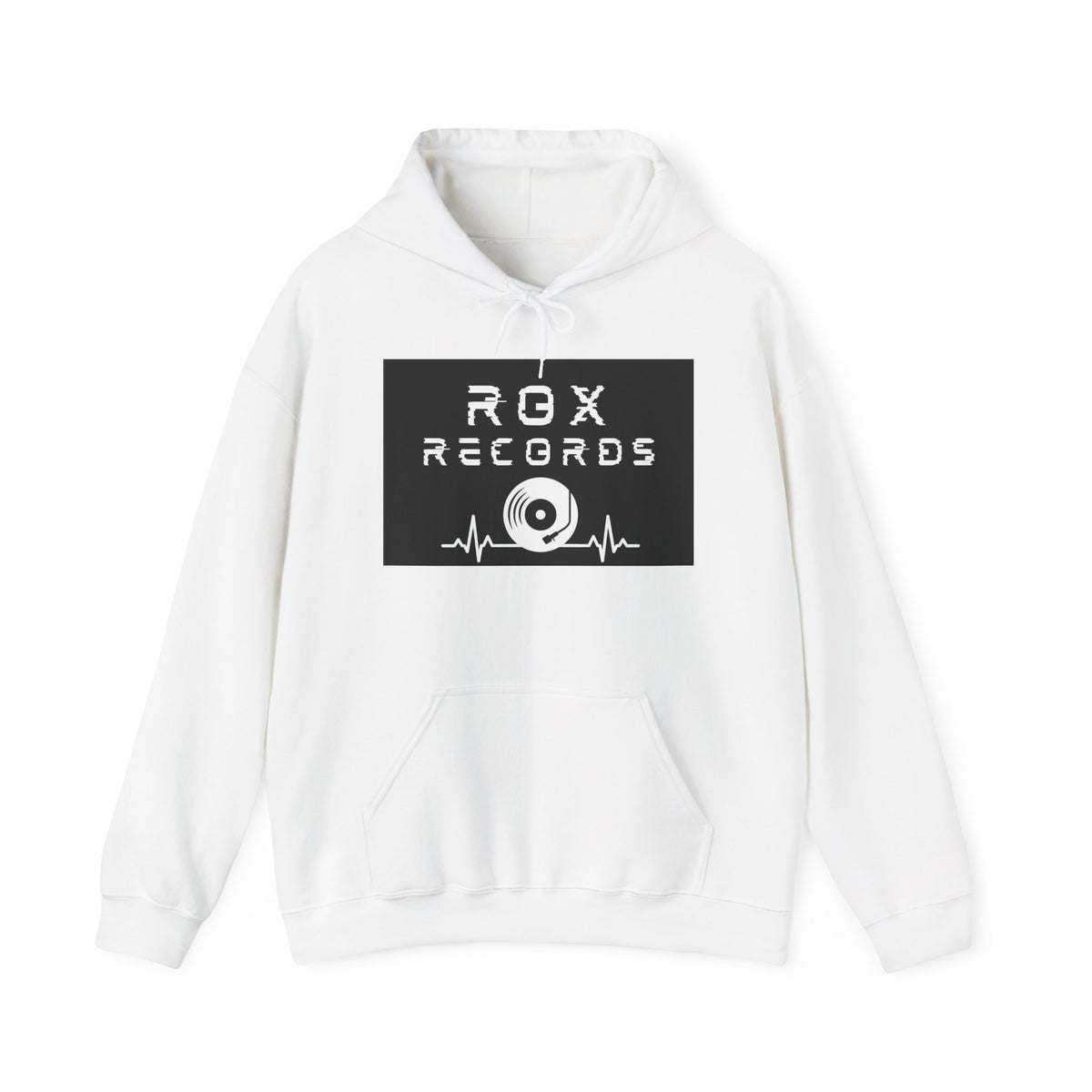 ROX Records Hoodie — Vintage Vinyl Logo Sweatshirt